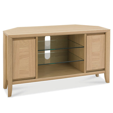 Bentley Designs Bergen Oak Corner Media Unit